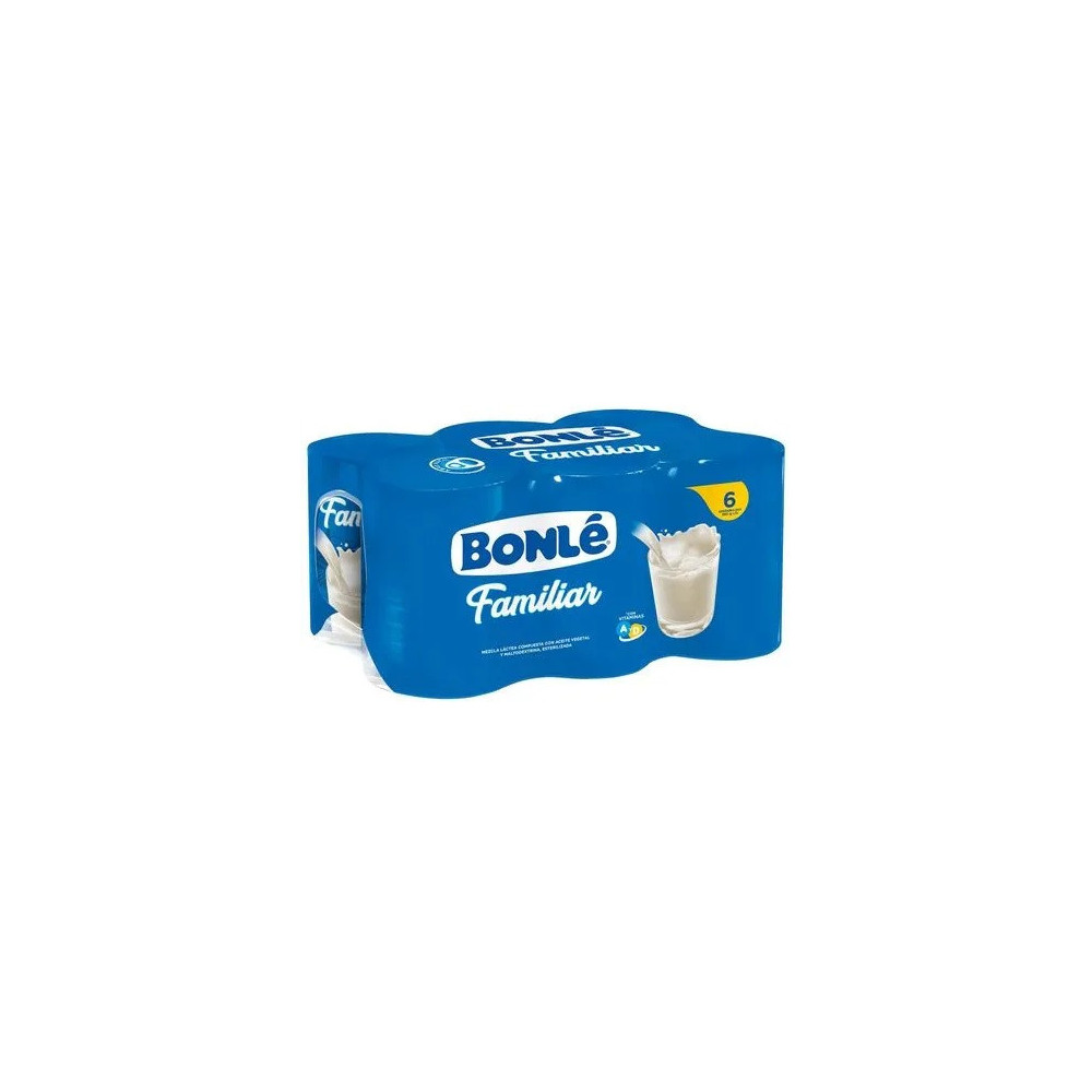 Mezcla Láctea BONLÉ Familiar Lata 390g Paquete 6unidades