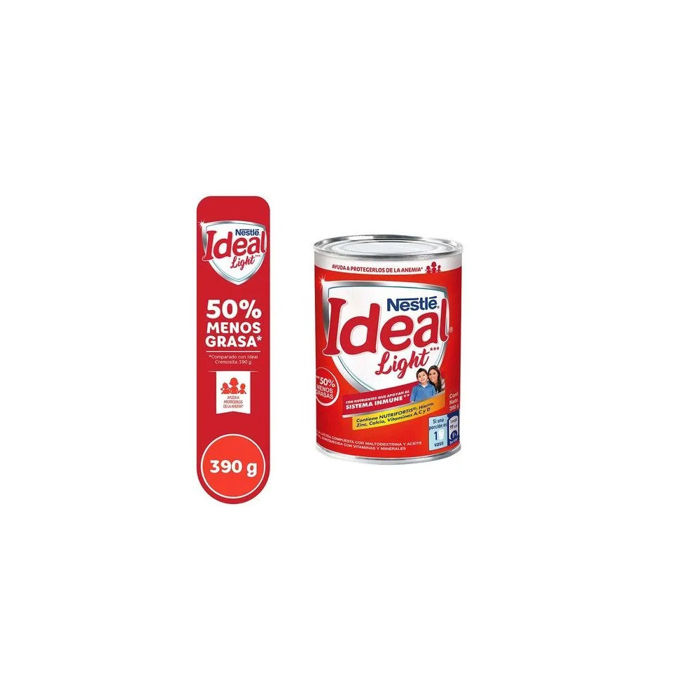 Mezcla Láctea IDEAL Light Lata 390g