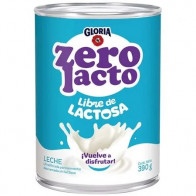 Leche GLORIA Zero Lacto Lata 390g