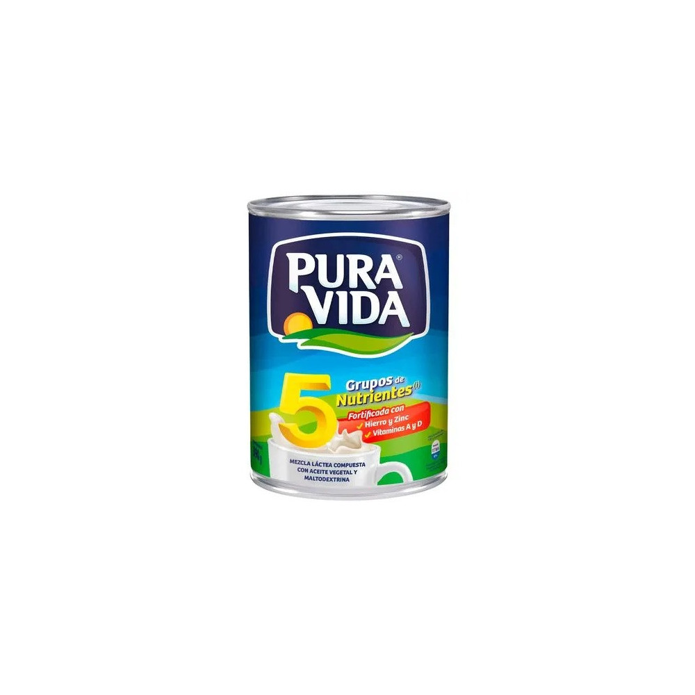 Mezcla Láctea PURA VIDA Lata 390g Mezcla Láctea PURA VIDA Lata 390g