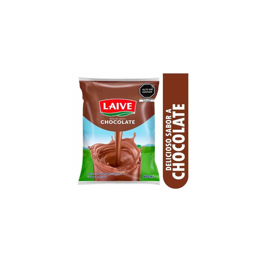 Bebida de Leche Chocolatada LAIVE Bolsa 900ml