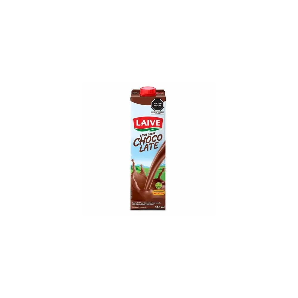 Leche sin Lactosa LAIVE Sabor a Chocolate Tetrapack 946ml
