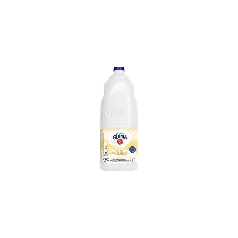 Yogurt Parcialmente Descremado GLORIA Sabor a Vainilla Galonera 1.7Kg