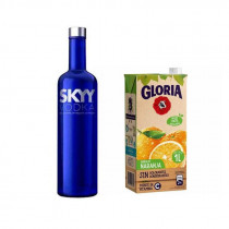 COMBO 29 Vodka SKY 750ml + Bebida sabor naranja Gloria 1