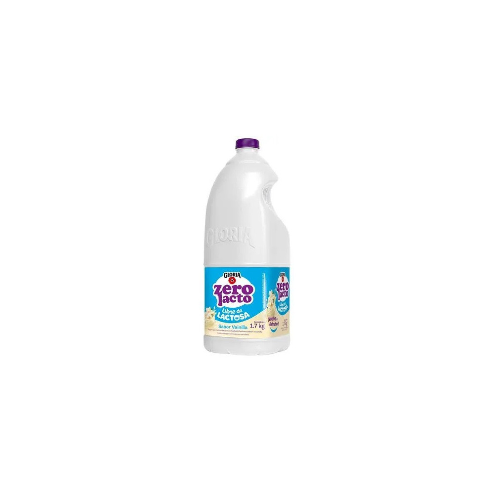 Yogurt Zero Lactosa GLORIA Sabor a Vainilla Galonera 1.7Kg