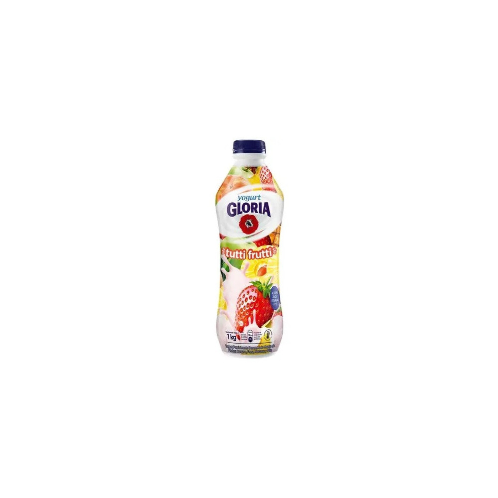 Yogurt Bebible GLORIA Sabor a Tutifruti Botella 1Kg