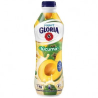 Yogurt Bebible GLORIA Sabor a Lúcuma Botella 1Kg