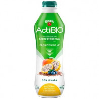 Yogurt GLORIA ActiBio con Linaza Sabor a Pitahaya, Mango y Arándanos Botella 950g