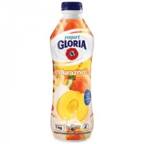Yogurt Bebible GLORIA Sabor a Durazno Botella 1Kg