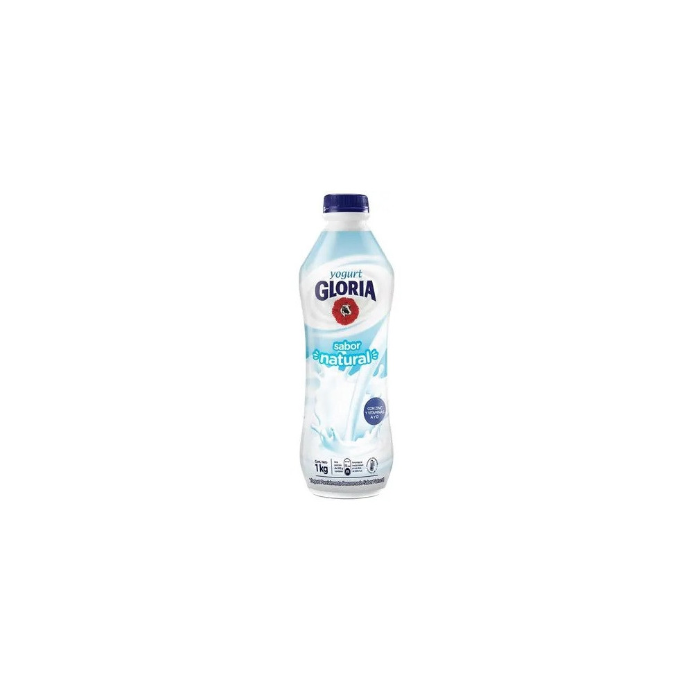 Yogurt GLORIA Natural Botella 1Kg
