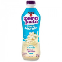 Yogurt Zero Lactosa GLORIA Sabor a Vainilla Botella 1Kg