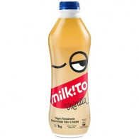 Yogurt Parcialmente Descremado MILKITO Vainilla Francesa Botella 1Kg