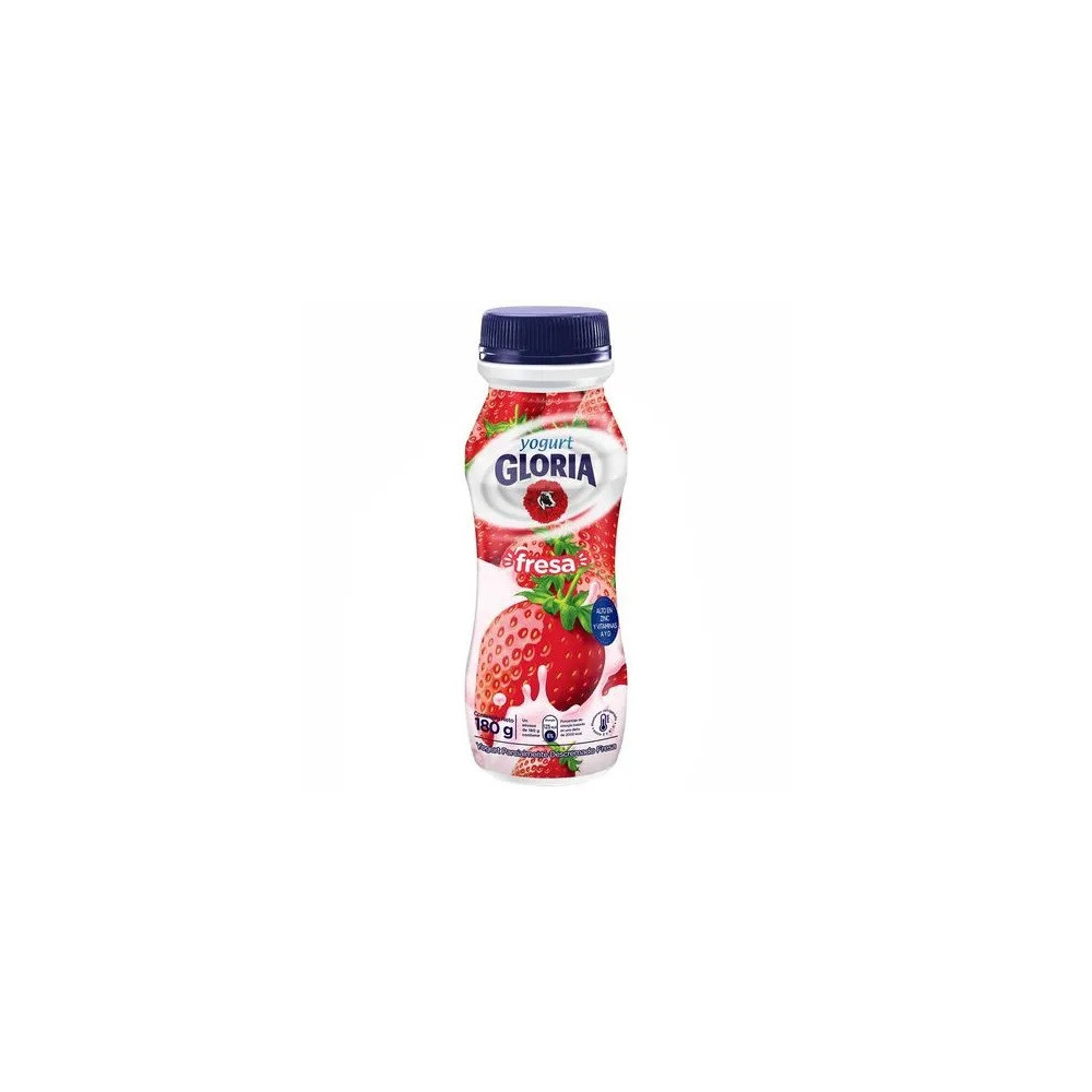 Yogurt Bebible GLORIA Sabor a Fresa Botella 180g