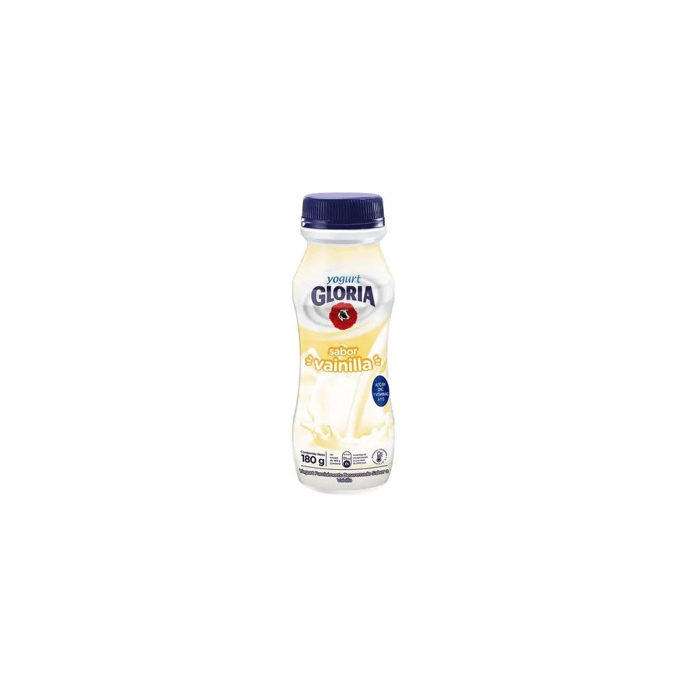 Yogurt Bebible GLORIA Sabor a Vainilla Botella 180g