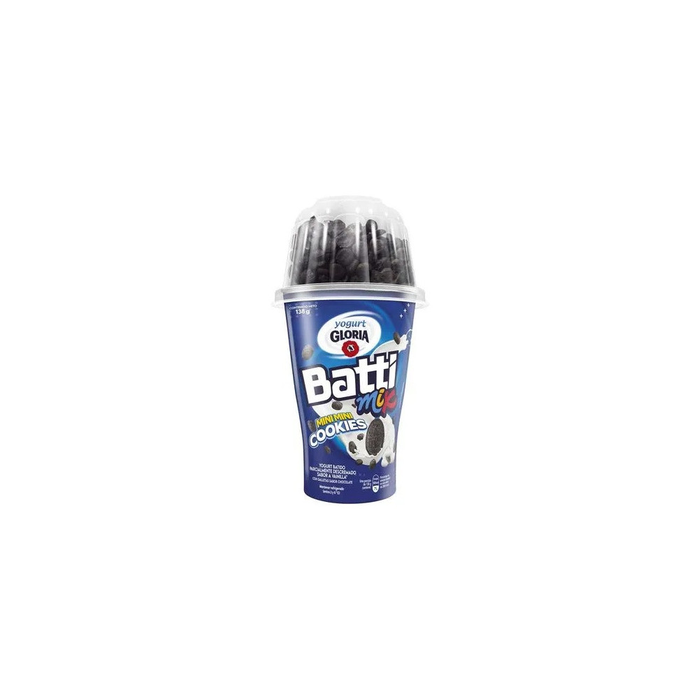 Battimix GLORIA Vainilla Minicookies Vaso 138g Battimix GLORIA Vainilla Minicookies Vaso 138g