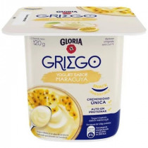 Yogurt Batido GLORIA Griego Sabor Maracuyá Vaso 120g