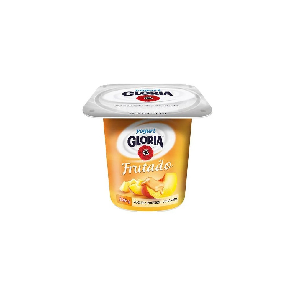 Yogurt GLORIA Frutado Durazno Vaso 120g Yogurt GLORIA Frutado Durazno Vaso 120g