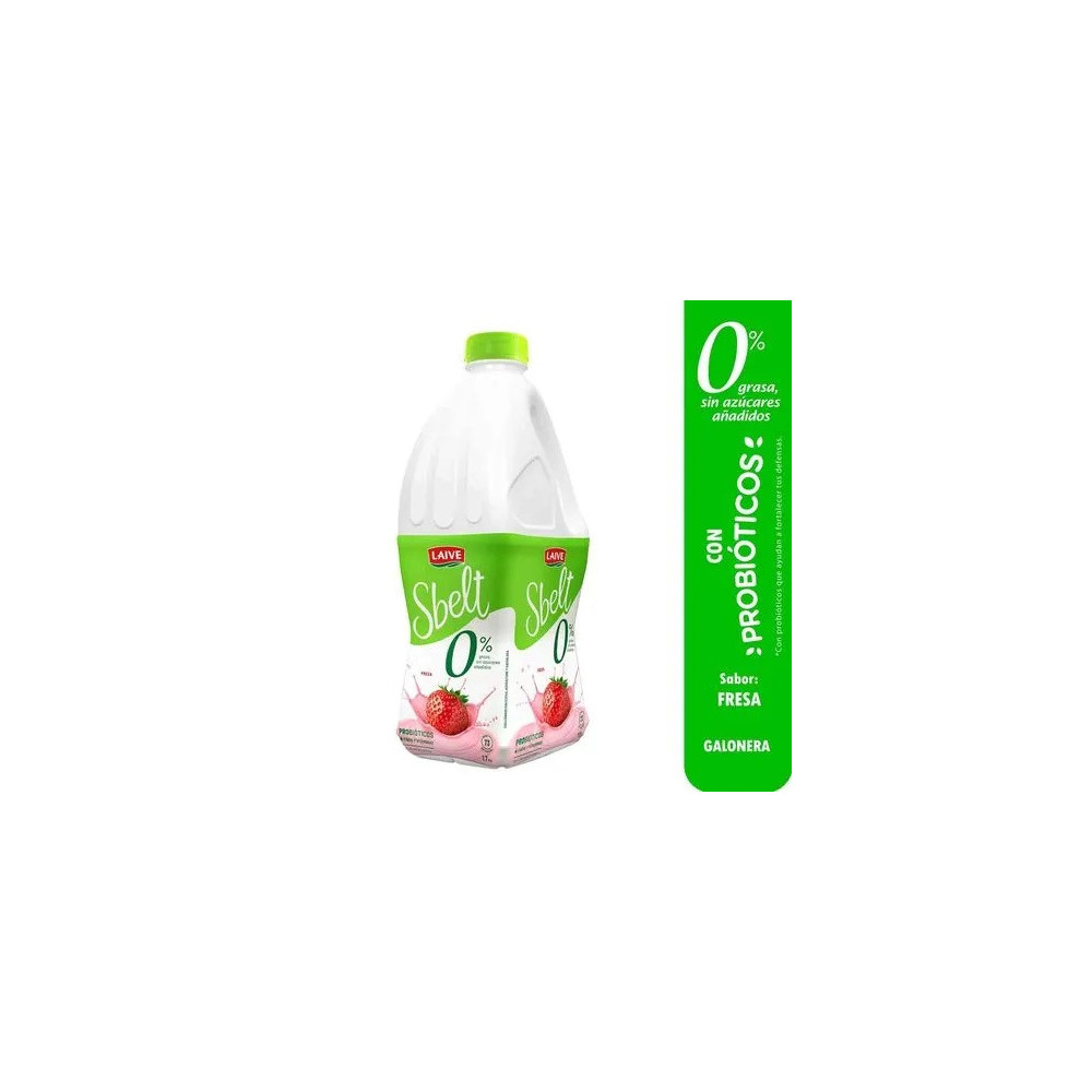 Yogurt LAIVE Sbelt Sabor a Fresa Galonera 1.7Kg Yogurt LAIVE Sbelt Sabor a Fresa Galonera 1.7Kg