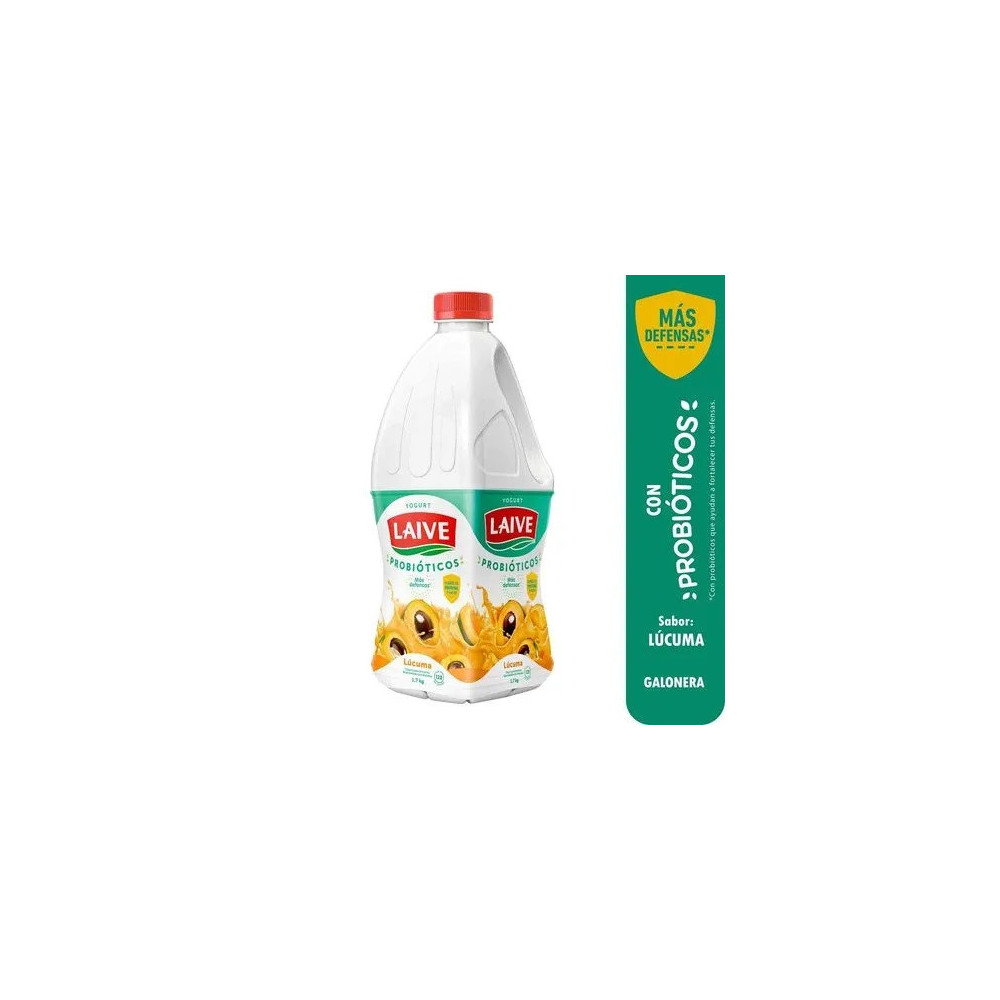 Yogurt Bebible LAIVE Bio Sabor a Lúcuma Galonera 1.7Kg Yogurt Bebible LAIVE Bio Sabor a Lúcuma Galonera 1.7Kg