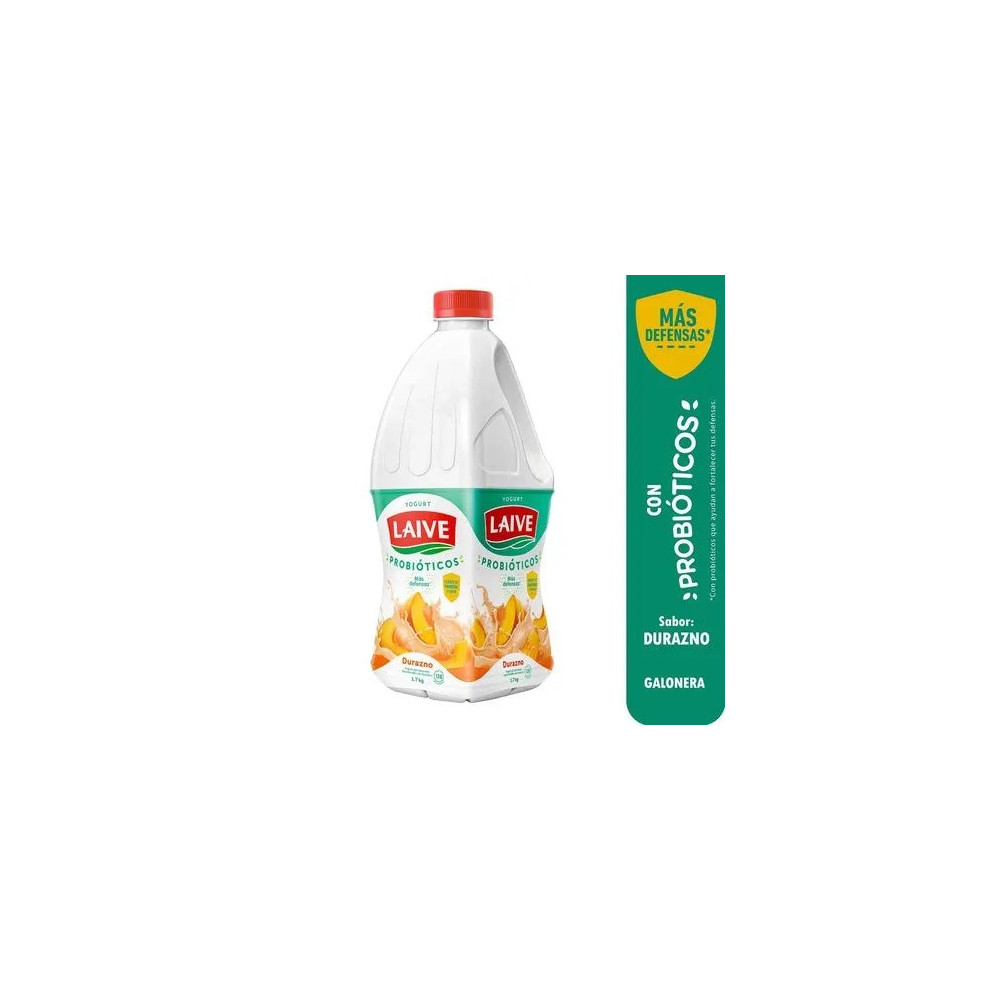 Yogurt Bebible LAIVE Bio Sabor a Durazno Galonera 1.7Kg Yogurt Bebible LAIVE Bio Sabor a Durazno Galonera 1.7Kg