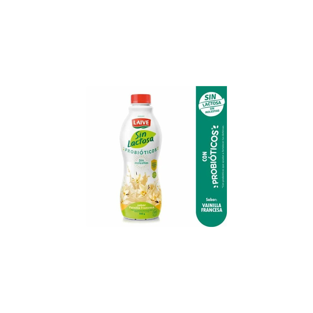 Yogurt LAIVE sin Lactosa Sabor a Vainilla Botella 946g Yogurt LAIVE sin Lactosa Sabor a Vainilla Botella 946g