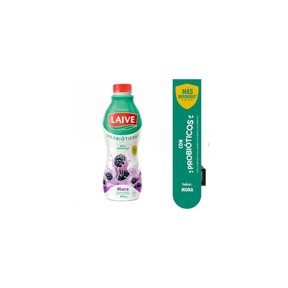 Yogurt Bebible LAIVE Bio Sabor a Mora Botella 946g Yogurt Bebible LAIVE Bio Sabor a Mora Botella 946g