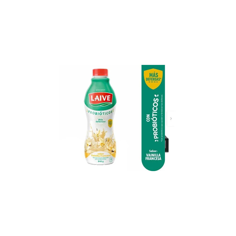 Yogurt Bebible LAIVE Bio Sabor a Vainilla Botella 946g Yogurt Bebible LAIVE Bio Sabor a Vainilla Botella 946g