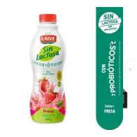 Yogurt LAIVE sin Lactosa Sabor a Fresa Botella 946g