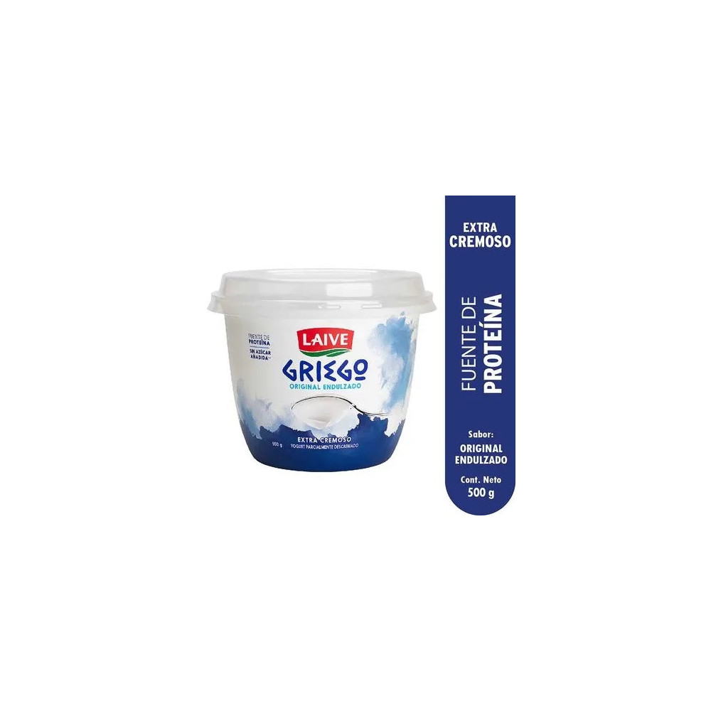 Yogurt Griego Original LAIVE Pote 500g Yogurt Griego Original LAIVE Pote 500g