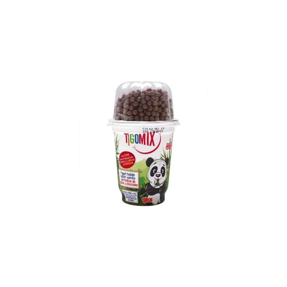 Yogurt TIGO Mix Bolitas de Chocolate Vaso 125g