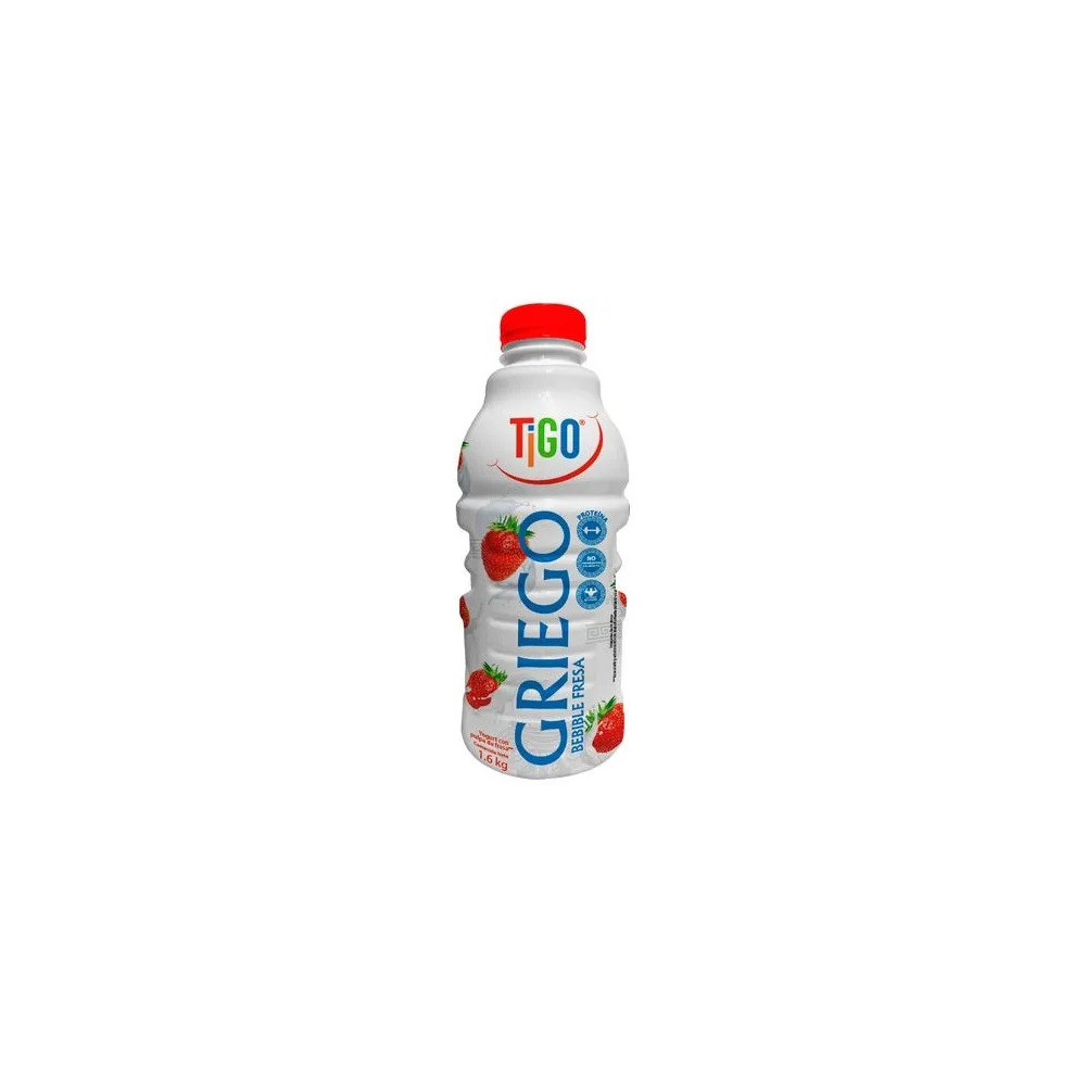 Yogurt Griego Bebible TIGO Fresa Galonera 1.6K