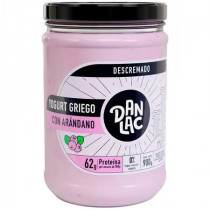 Yogurt Griego Descremado DANLAC Sabor a Arándanos Pote 900g