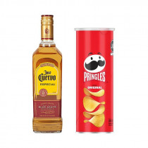 COMBO 37 Tequila Jose Cuervo rubio 750ml + Pringles original 124g