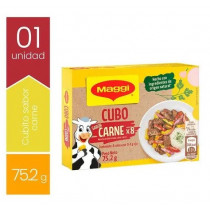Caldo en Cubitos MAGGI sabor Carne Caja 75.2g