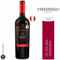 Vino Tinto TABERNERO Gran Tinto Malbec Merlot Reserva Botella 750ml