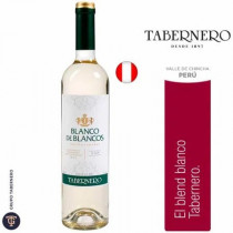 Vino Blanco TABERNERO Blanco de Blancos Chardonnay Chenin Blanc Sauvignon Blanc Botella 750ml