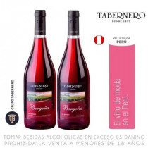 Vino Tinto TABERNERO Borgoña Botella 750ml Paquete 2unidades