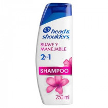HEAD & SHOULDERS SKU: 20393645 Shampoo HEAD & SHOULDERS Suave y Manejable 2 en 1 Frasco 250ml