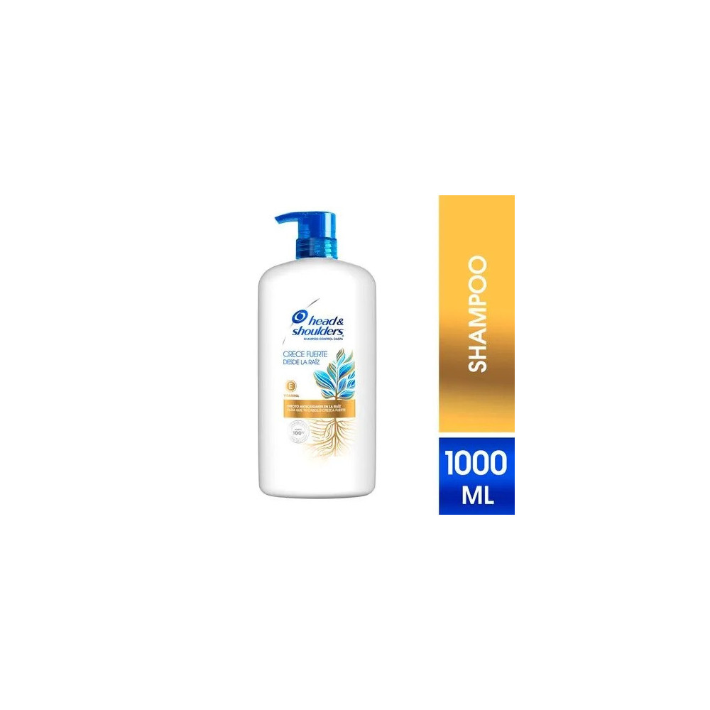 Shampoo HEAD & SHOULDERS Fuerza de Raíz Frasco 1L Shampoo HEAD & SHOULDERS Fuerza de Raíz Frasco 1L