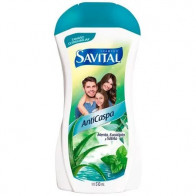 Shampoo SAVITAL Anticaspa Menta, Eucalipto y Sábila Frasco 510ml