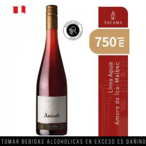 Vino Rosé TACAMA Amore de Ica Vino de Aguja Botella 750ml
