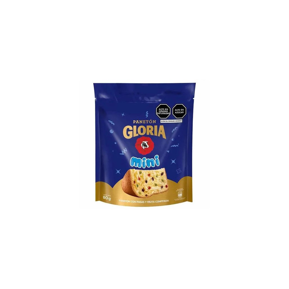 Mini Panetón GLORIA Bolsa 80g Mini Panetón GLORIA Bolsa 80g