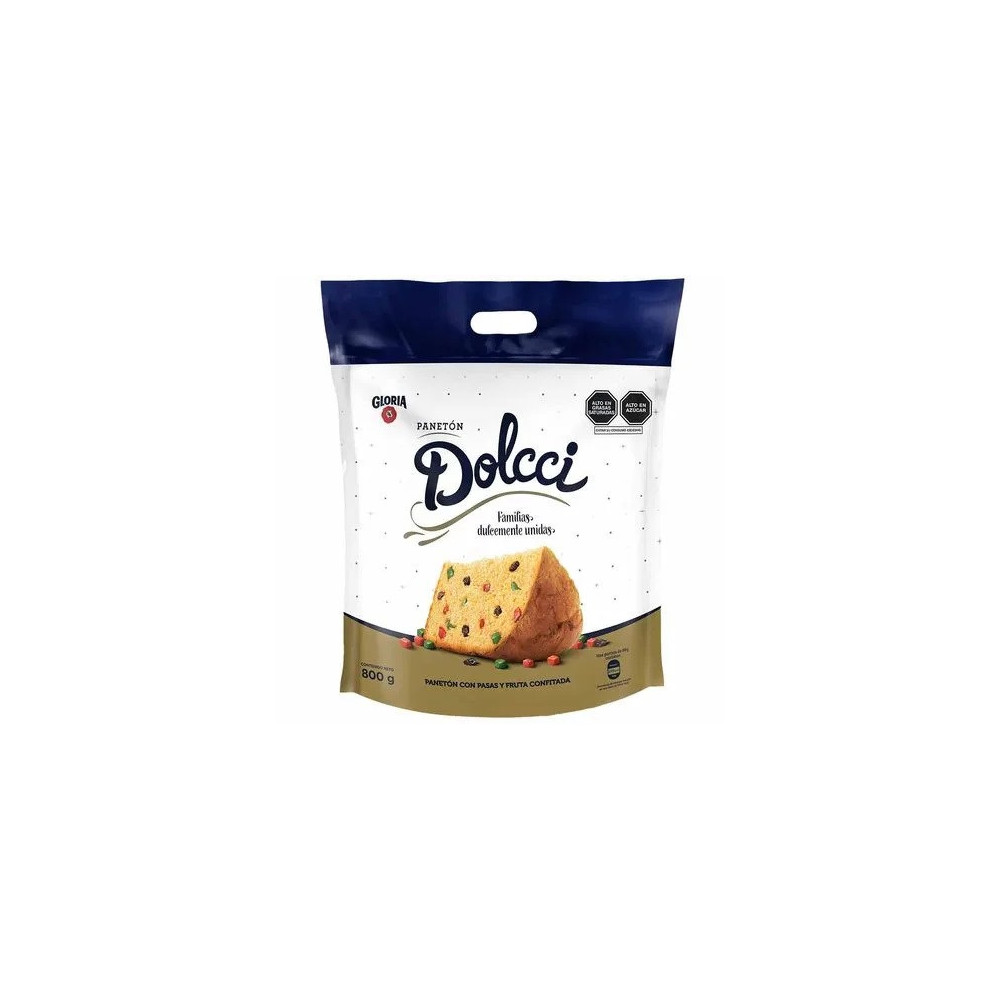 Panetón GLORIA Dolcci Bolsa 800g