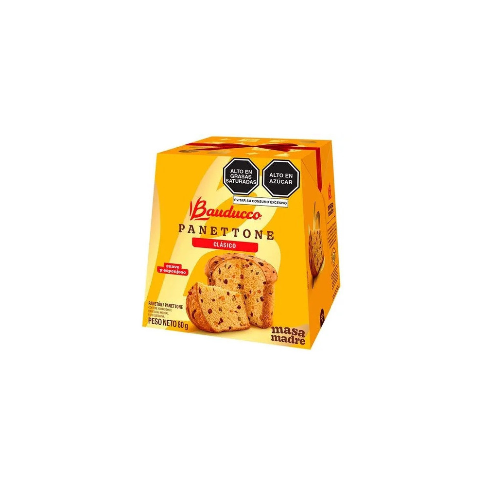 Mini Panetón con Frutas BAUDUCCO Caja 80g Mini Panetón con Frutas BAUDUCCO Caja 80g
