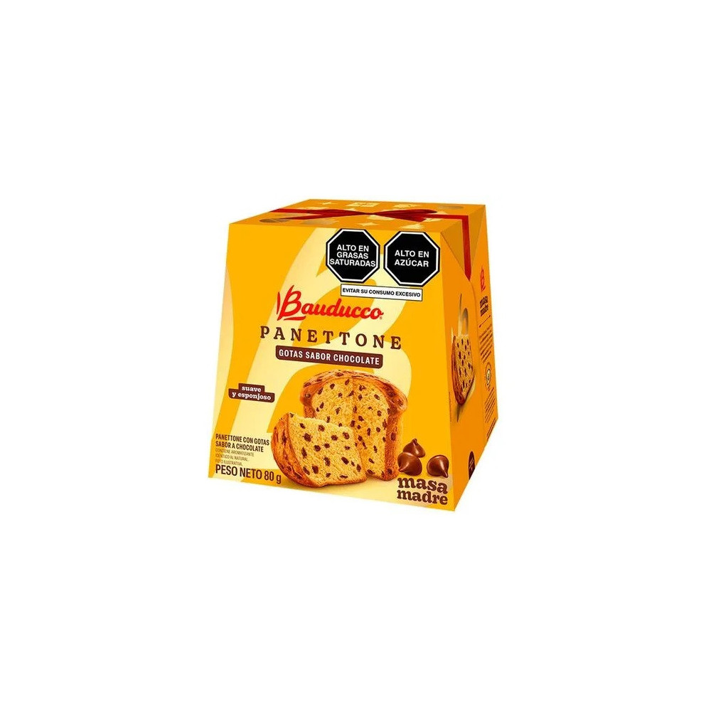 Mini Panetón de Chocolate BAUDUCCO Caja 80g Mini Panetón de Chocolate BAUDUCCO Caja 80g