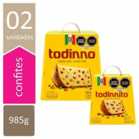 Panetón TODINNO Caja 900g + Panetón TODINNITO Caja 85g