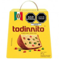 Panetón con Pasas y Frutas Confitadas TODINNITO Caja 85g