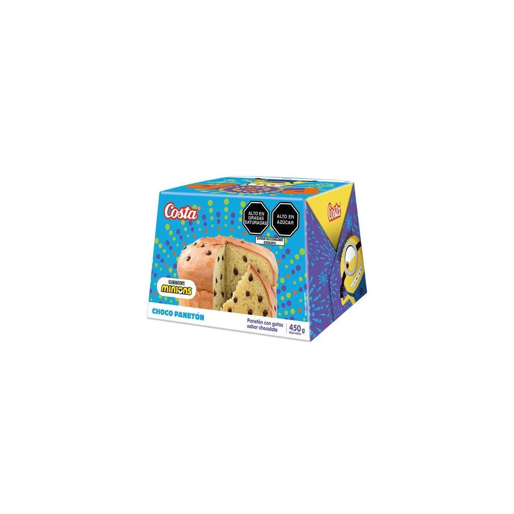 Panetón COSTA Minions Caja 450g Panetón COSTA Minions Caja 450g