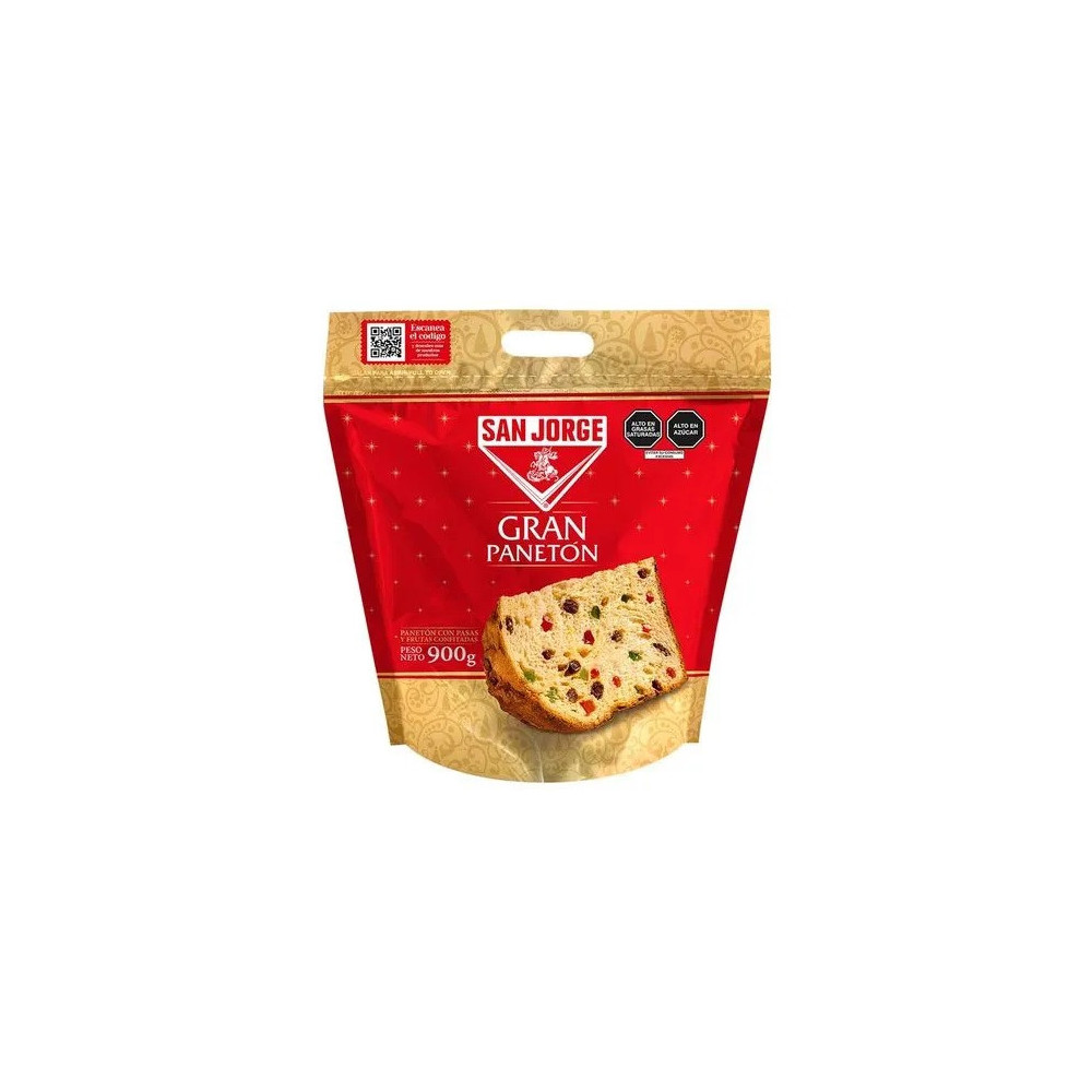 Panetón SAN JORGE Zipper 900g Panetón SAN JORGE Zipper 900g