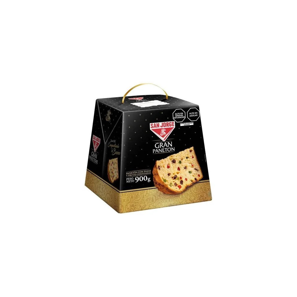 Gran Panetón SAN JORGE Caja 900g Gran Panetón SAN JORGE Caja 900g